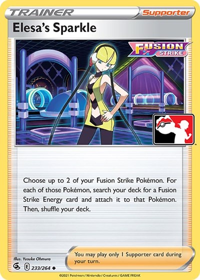 Elesa's Sparkle #233 Prize Pack Series Cards