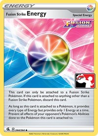 Fusion Strike Energy #244 Prize Pack Series Cards