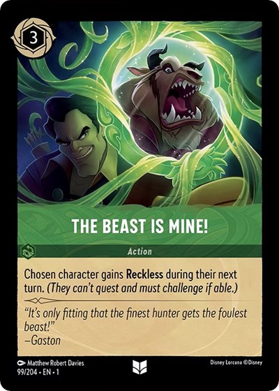 The Beast is Mine! #99 The First Chapter