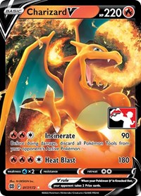 Charizard V #17 Prize Pack Series Cards