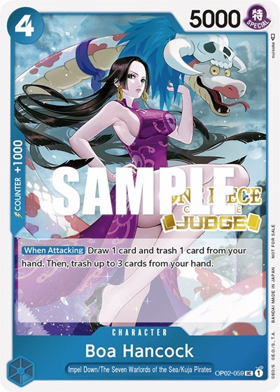 Boa Hancock (Judge) #OP02-059 One Piece Promotion Cards