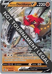 Hisuian Decidueye V - 2022 #83 World Championship Decks