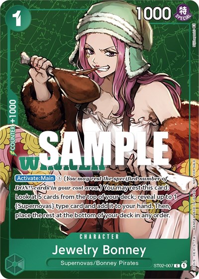Jewelry Bonney (Tournament Pack Vol. 3) [Winner] #ST02-007 One Piece Promotion Cards