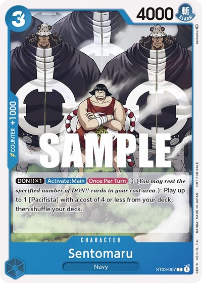 Sentomaru (Tournament Pack Vol. 3) [Participant] #ST03-007 One Piece Promotion Cards