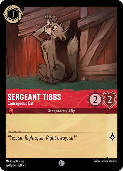 Sergeant Tibbs - Courageous Cat #124 The First Chapter