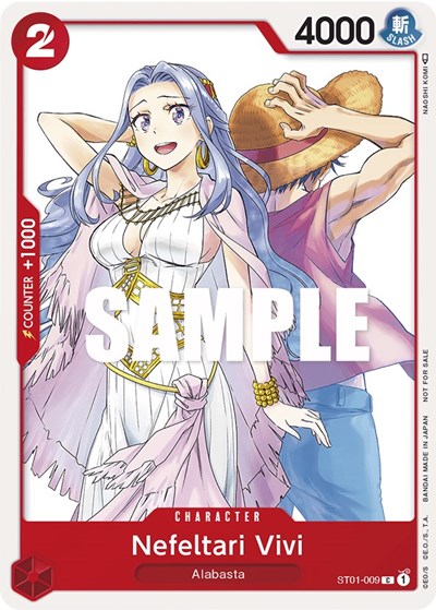 Nefeltari Vivi (OP-03 Pre-Release Tournament) [Participant] #ST01-009 One Piece Promotion Cards