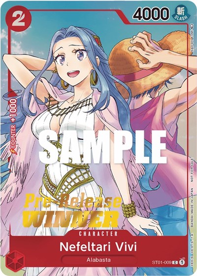 Nefeltari Vivi (OP-03 Pre-Release Tournament) [Winner] #ST01-009 One Piece Promotion Cards