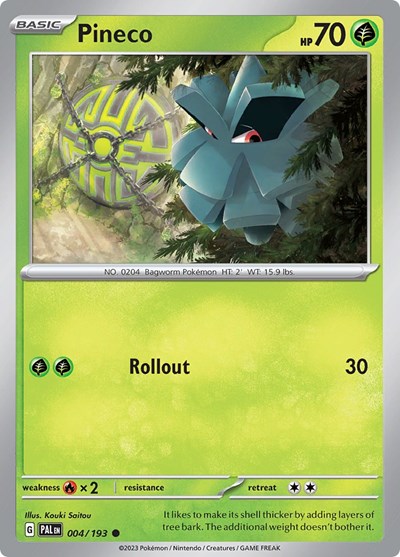 Pineco #4 Paldea Evolved
