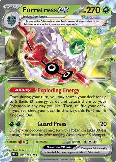Forretress ex #5 Paldea Evolved