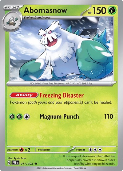 Abomasnow #11 Paldea Evolved