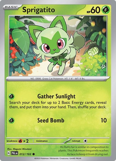 Sprigatito #12 Paldea Evolved