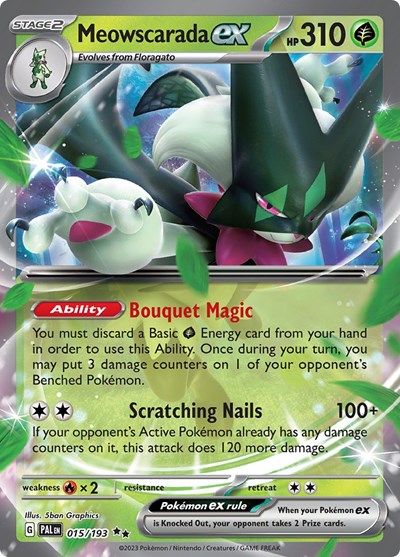 Meowscarada ex #15 Paldea Evolved