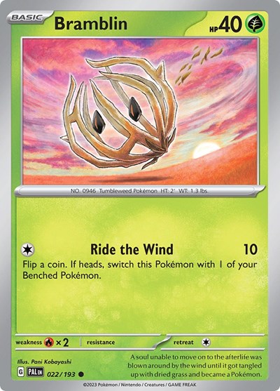 Bramblin #22 Paldea Evolved