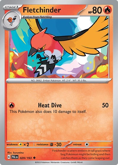 Fletchinder #29 Paldea Evolved