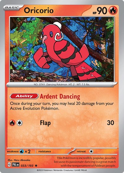 Oricorio #33 Paldea Evolved