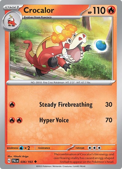 Crocalor #36 Paldea Evolved