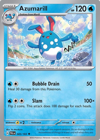 Azumarill #45 Paldea Evolved