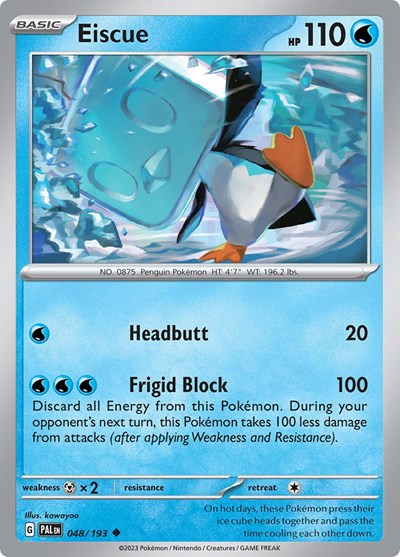 Eiscue #48 Paldea Evolved