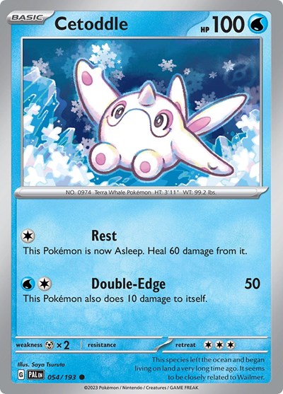 Cetoddle #54 Paldea Evolved