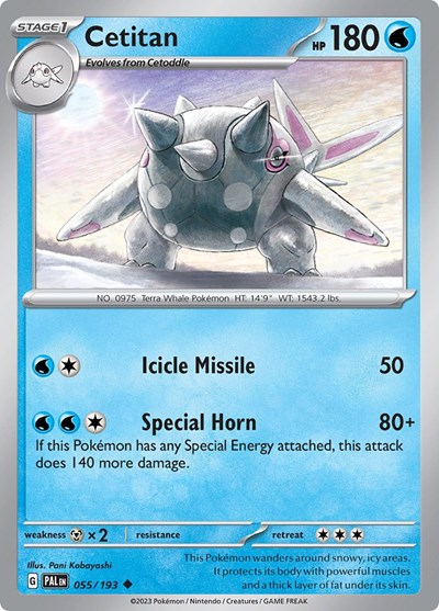 Cetitan #55 Paldea Evolved
