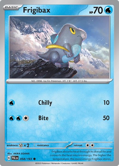 Frigibax #58 Paldea Evolved