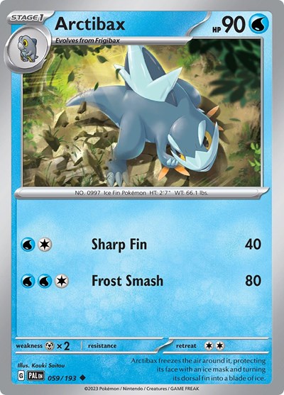 Arctibax #59 Paldea Evolved