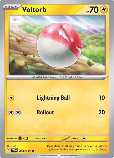 Voltorb #66 Paldea Evolved