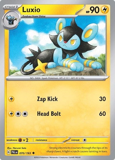 Luxio #70 Paldea Evolved