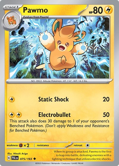 Pawmo #75 Paldea Evolved