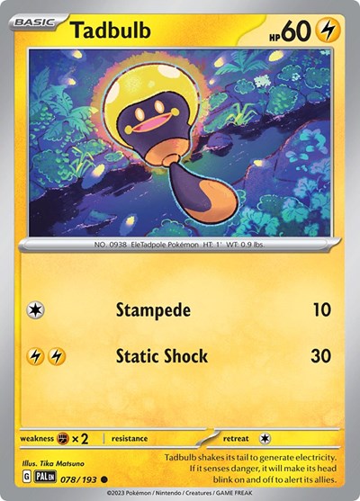 Tadbulb #78 Paldea Evolved