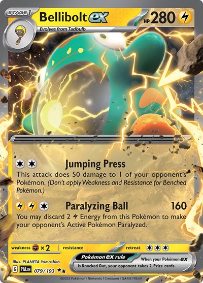 Bellibolt ex #79 Paldea Evolved