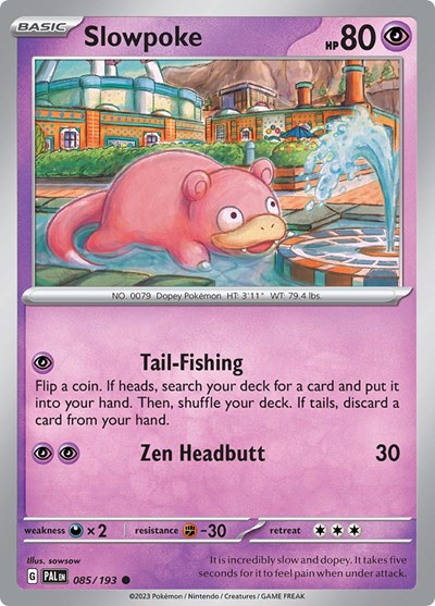 Slowpoke #85 Paldea Evolved