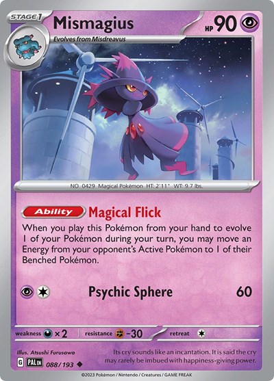 Mismagius #88 Paldea Evolved