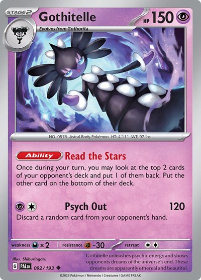 Gothitelle #92 Paldea Evolved