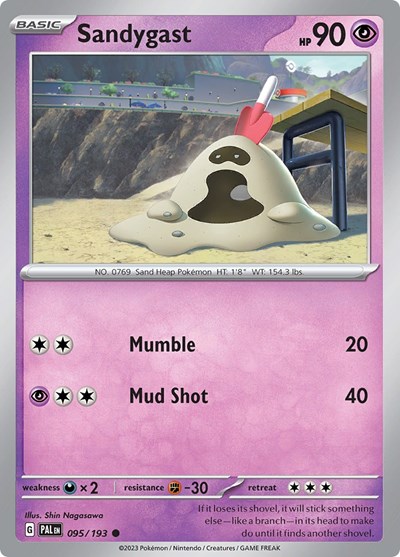 Sandygast #95 Paldea Evolved