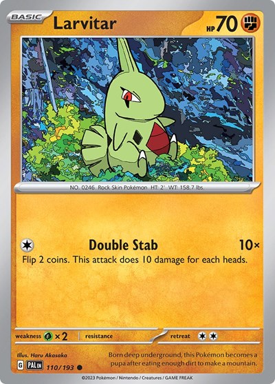 Larvitar #110 Paldea Evolved