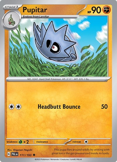 Pupitar #111 Paldea Evolved