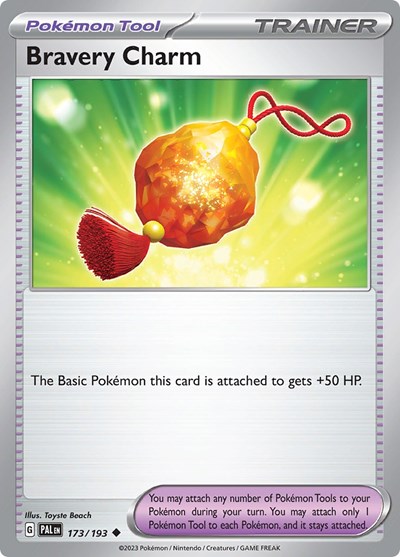 Bravery Charm #173 Paldea Evolved