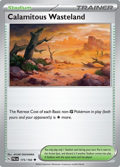 Calamitous Wasteland #175 Paldea Evolved