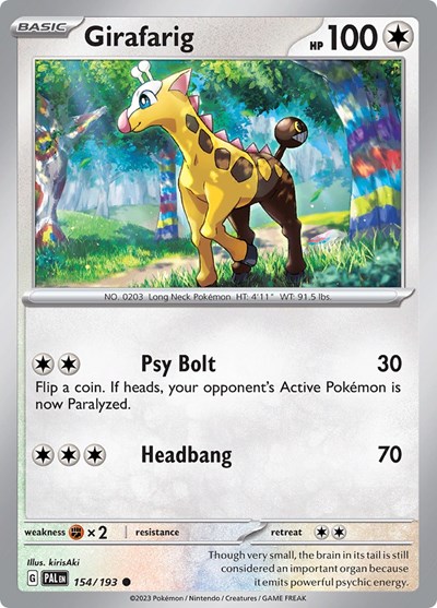Girafarig #154 Paldea Evolved