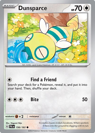 Dunsparce #156 Paldea Evolved