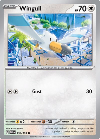 Wingull #158 Paldea Evolved