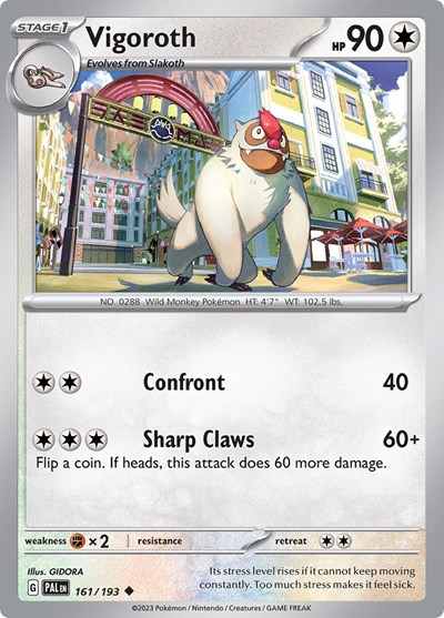 Vigoroth #161 Paldea Evolved
