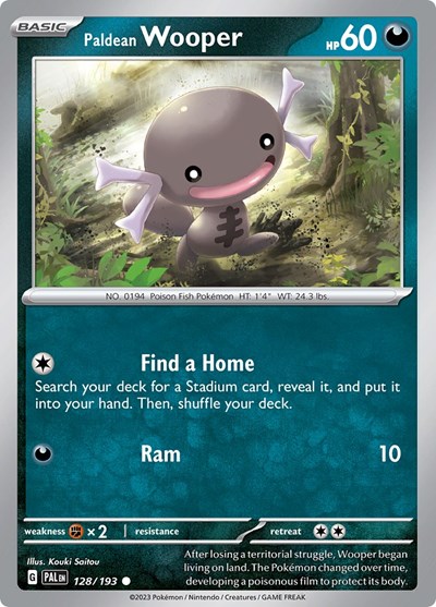 Paldean Wooper #128 Paldea Evolved