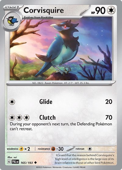Corvisquire #165 Paldea Evolved
