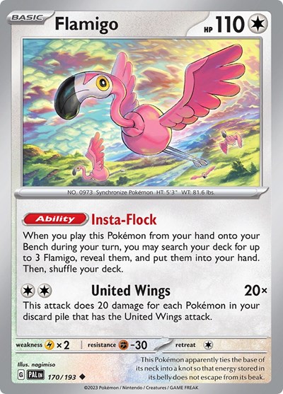 Flamigo #170 Paldea Evolved