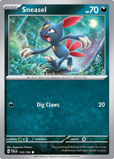 Sneasel #133 Paldea Evolved