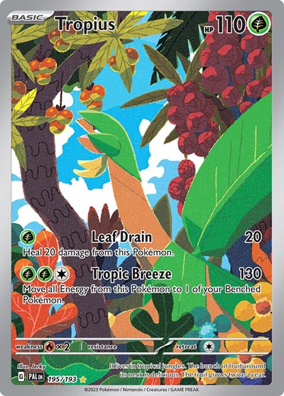 Tropius #195 Paldea Evolved