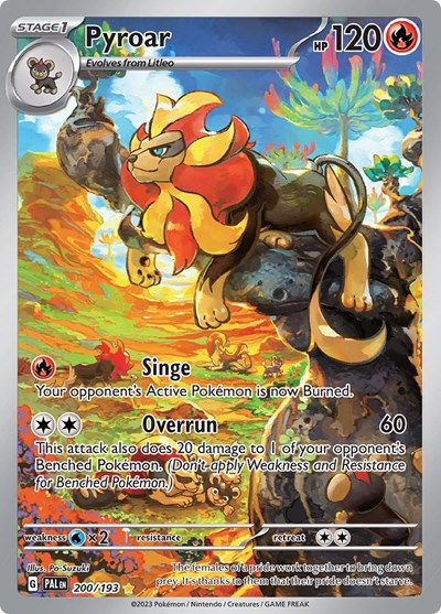 Pyroar #200 Paldea Evolved