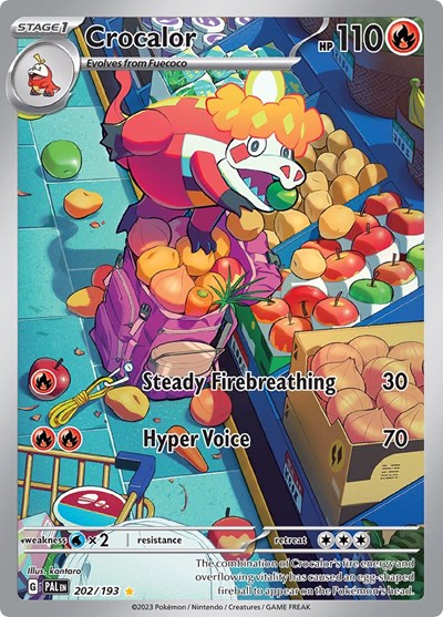 Crocalor #202 Paldea Evolved
